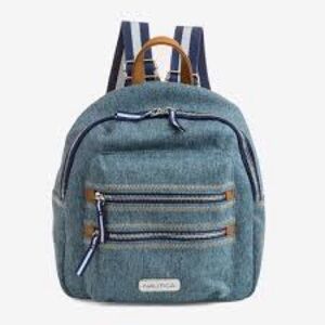 NAUTICA Sea City Compact Denim Backpack